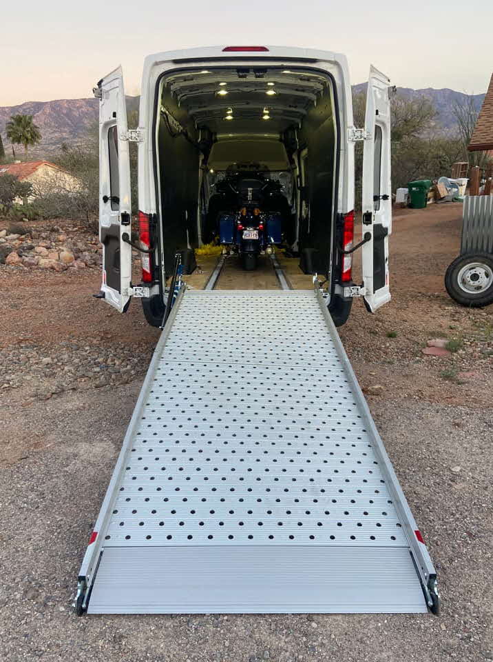 Harley Davidson motorcycle delivery specialists.